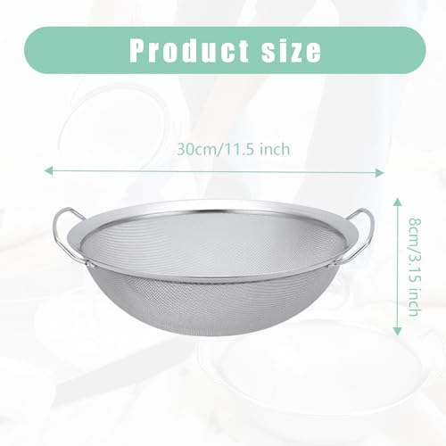 Paint Strainer, 60 Mesh Stainless Steel Paint Filter for 5 Gallon Bucket, Fine Mesh Insert & Emulsion Honey Funnel Cover, Reusable Tool to Filter Particles & Impurities (1 Pack)