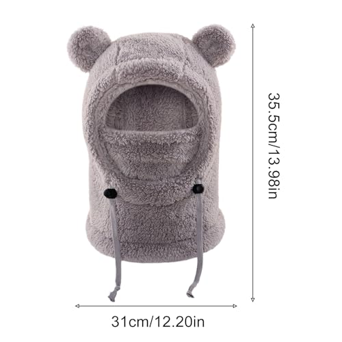 Gorro cálido y resistente al viento para niños pasamontañas infantil antiresfriados 2