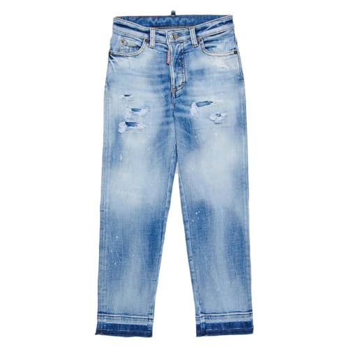 DSQUARED2 DSQUARED2 Jeans Boss 10 in Denim Blu per Donna, Ragazzi e Bambini 16A - L