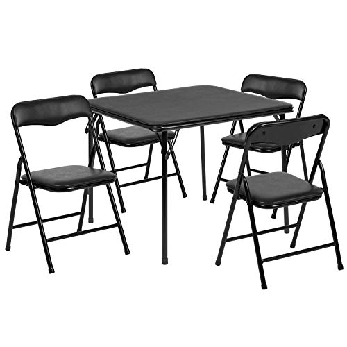 Flash Furniture Mindy Kids 5-Piece Folding Table and Chairs Set