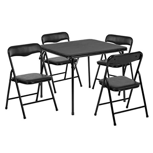 Kids Folding Table and Chairs Set