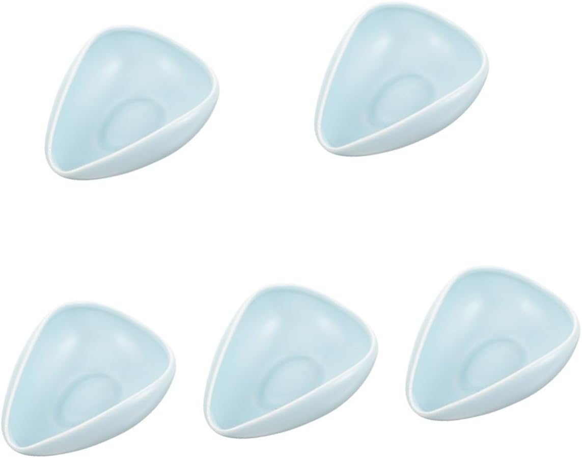 Ciieeo 5pcs Ceramic Spoon Rest Spoon Holder Multifunctional Kitchen Scoop Rest for Counter Elegant Soup Rack Stove Top Accessory