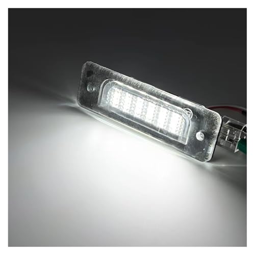 Luz trasera placa matrícula corrige fallos de iluminación en BMW E34 E32 plafones LED blancos 5