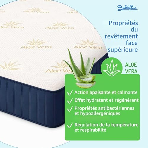 Matelas orthopédique mémoire de forme 160x190 Baldiflex