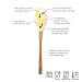 Tovolo Spatulart Honeycomb Bee Spatula, Long-Lasting Color, Dishwasher Safe, Heat-Resistant 600ᴼF
