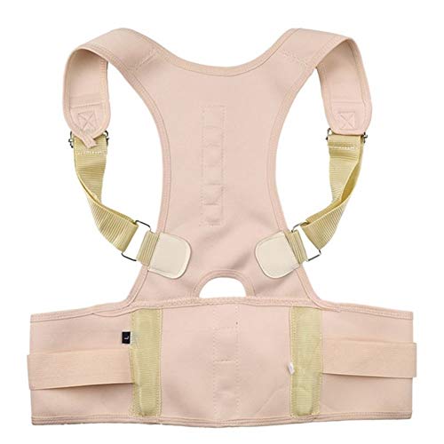 KJHFD Posture Corrector Ajuste Postura Hombro Soporte de Aparato ortopédico Corrector para Unisex (Color Beige, tamaño: pequeño) Posture Corrector