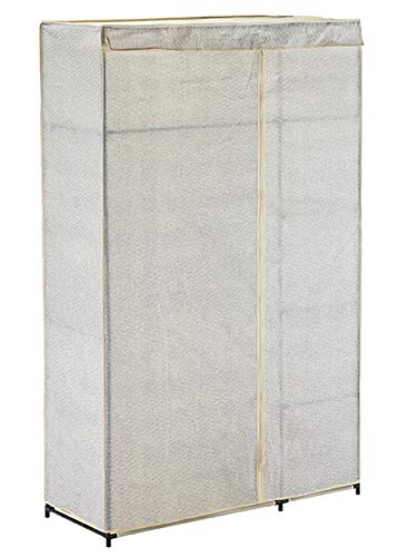 MSV XL Stoffschrank Kleiderschrank Faltschrank Campingschrank Stoff mit Kleiderstange 110 x 174,5 x 45 cm