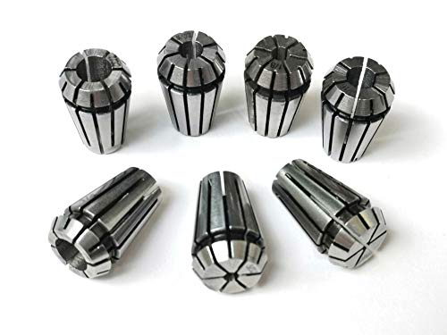 Mandril de fresagem de torno CNC ER32 de 0,95 mm, 1/8 de polegada, 1/2 de polegada, 1/2 de polegada,