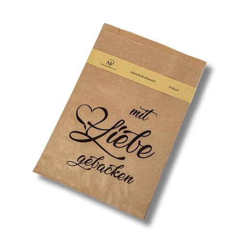 hello sweety Marcels Papier Brotbeutel gross 40x28cm 15 Stück