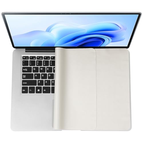 AOOSU Bildschirm Tastatur Abdruckschutz, Tastaturschutz Kompatibel mit MacBook Pro 13 Zoll und MacBook Air 14 Zoll Bildschirm Reinigungstuch, Entfernt Effektiv Fingerabdrücke, Staub, Schmutz