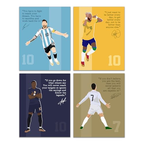 LOLUIS Soccer Superstar Signed Wall Art