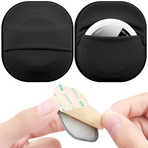 Airtag supporto adesivo per custodia protettiva con 3M su portafogli telecomandi TV da auto bagagli droni copertura completa in tessuto per tag moto leggera