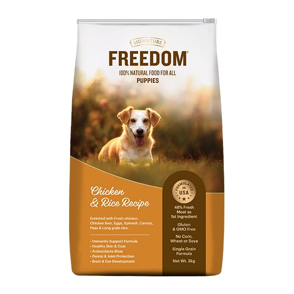 Freedom Chicken & Rice Puppy Dry Food - 3 kg (B0CLV57KPS) Amazon Price History, Amazon Price Tracker