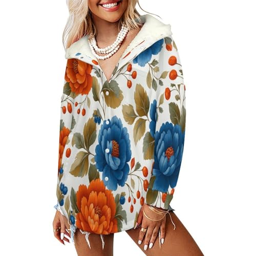 Veste peluche chaude pour la campagne d'automne et balades d'hiver