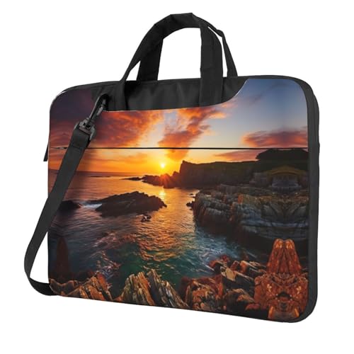 Bolso de hombro para laptop duradero de 15.6 pulgadas estilo maletín portafolios