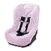 Babysanity® Morbido Copri Seggiolino Auto Universale 0/18 In Doppia Spugna Di Cotone 100% Copri Seduta Lavabile Con Passaggio Cinghie -Made In Italy- (Rosa)