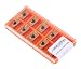 Accusize Industrial Tools 10 Pcs Carbide Inserts Apkt1604 Tin Coated, 0056-1604x10