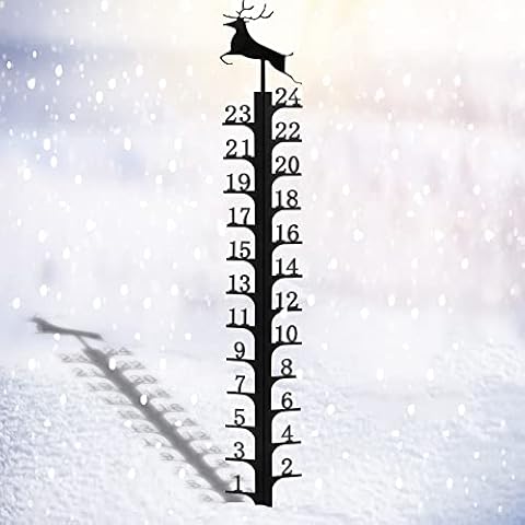 JMBay 24 Inch Elk Snow Gauge Cover