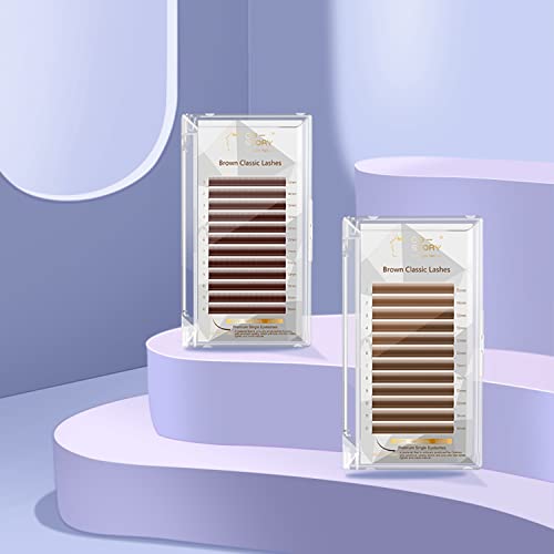 Costory Ciglia Estensioni Marrone Scuro