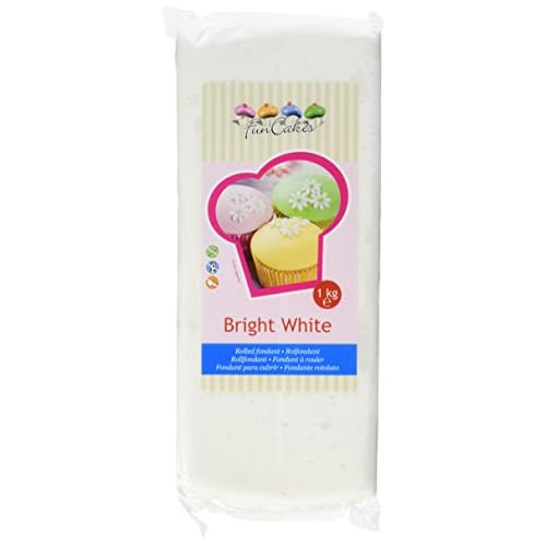 FunCakes Fondant hellweiß Vanille, 1er Pack (1 x 1 kg)