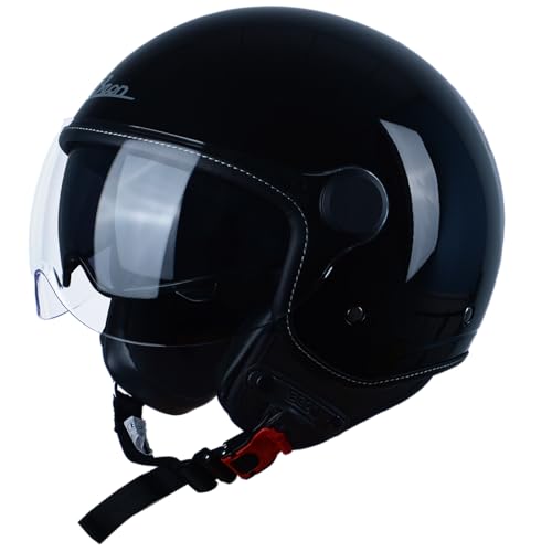 3/4 Retro Vespa Helmet Dual Visors