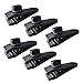 FYSL 6 Pezzi Tarp Clips Morsetti,Tende da Campeggio Antivento Morsetti Heavy Duty Lock Grip Tenda Morsetto per tensionare e Fissare, Set di Clip per teloni