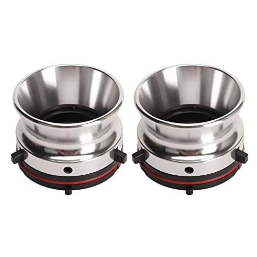NAB Hub Adapters, 1 Pair Professional Polished Aluminum Alloy 10In Opener, Simple for for Akai for TEAC, Reel to Reel Tape Recorder (Silver) by Yunir - Used condition - US$30.79