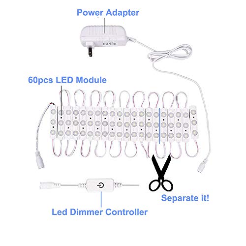 image for LPHUMEX Led Vanity Mirror Lights, Hollywood Style Vanity Make Up Light