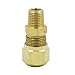 Legines Brass DOT Air Brake Male Connector Fitting, Connect 1/2