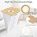 20 Pack Style MM Vacuum Bags Compatible with Eureka Style MM Eureka Mighty Mite 3670 and 3680 Series Canister Vacuums, Replaces Part # 60295, 60295A, 60295B 60295C, 60296 & 60297A