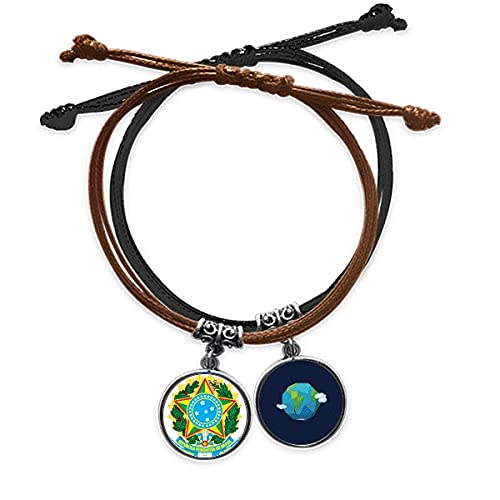 Cansado de accesorios aburridos descubre la Pulsera Cuero Emblema Nacional Brisil