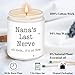 Homsolver Nana Gifts from Grandkids, Birthday Christmas Valentines Mothers Day Gifts for Nana,Nana's Last Nerve Scented Candle