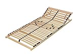 Pro-Manufactur 7-Zonen-Lattenrost 90x200 cm mit individueller Kopf und Härtegradverstellung