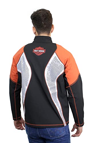 HARLEY-DAVIDSON フード付きナイロンジャケット Sサイズ Harley-Davidson® Big Boys' Nylon Wind Breaker Jacket, Black