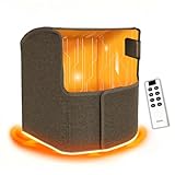 TOKAIZ パネルヒーター 足元 デスク 日本初7面発熱パネル 無線リモコン付き 折りたたみ 薄型 全方向暖房 タイマー 自動オフ機能 省エネ オフィス フットヒーター ペット ケージ 防寒対応 PSE認証 TPH-Elite7 (バーントアンバー)