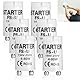 Rumgug 6er Pack Universeller Starter für Leuchtstoffröhren und LED, FS-U 4-80 W, 198-250V, Effizientes Zünden für Einzelschaltung (Set B)