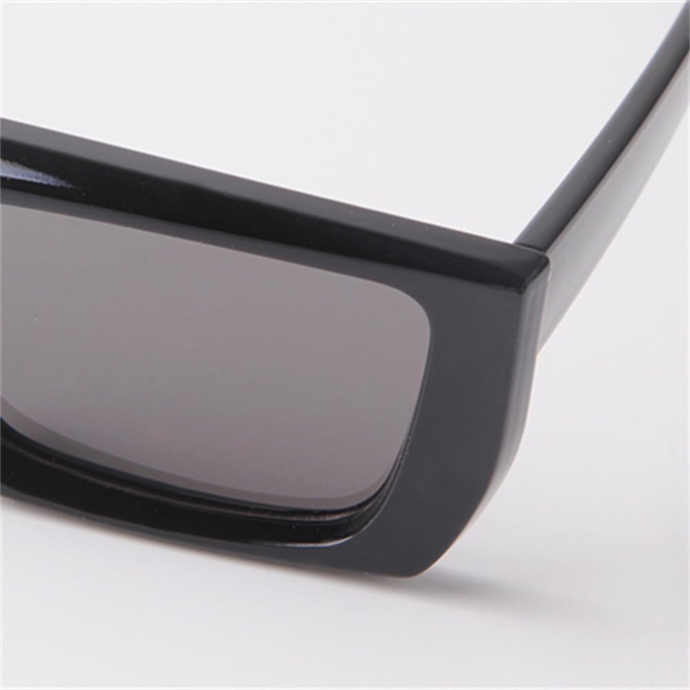 ZIUTNSAV-Retro Narrow Rectangle Sunglasses Women Men Vintage