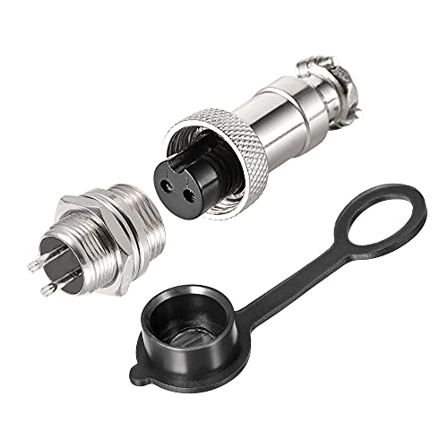 Connecteur aviation GX12 évitant les courts-circuits grâce au cache de prise étanche 12mm
