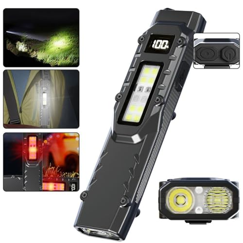 Lampe de poche fine LED portable rechargeable USB contre le noir - 6