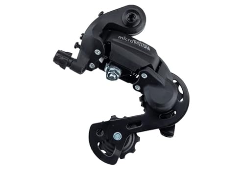 Microshift | M21 Rear Derailleur | 6 And 7 Speed | Super Short Cage | Black #TOP24