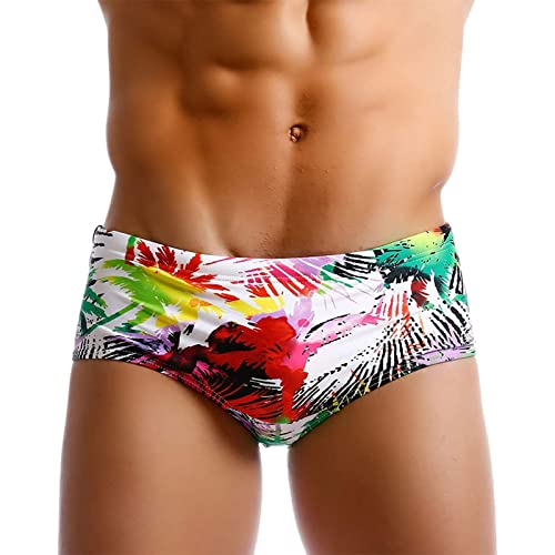 Short de bains homme à séchage rapide avec détails tricolores bleu blanc rouge