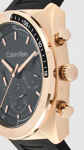 Image of Calvin Klein Ck Flex Qtz Multifunction Tonneau Dial Men's Watch