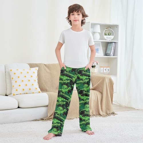 Boys' Pants Military Style Dinosaur Animal Cotton Long Bottoms Jogger Pants Elastic Waist Trousers with Pockets S-XL3