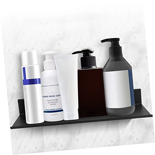 1 juego Estante de pared Estante de pared Estante de metal Bandeja de servicio Soporte de imagen Estante de tocador Estante de pared del dormitorio Estante de pared de la sala Soportes de almacenamien - imagen 6