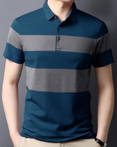 Image of Nobel Monk Men's Regular Fit Polo T Shirt |Half Sleeves |Collar Tshirts |Casual T-Shirt for Men