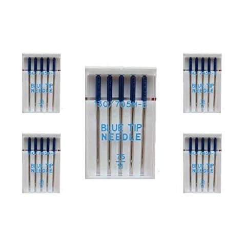 Agujas de bordar de punta azul para Janome Cover