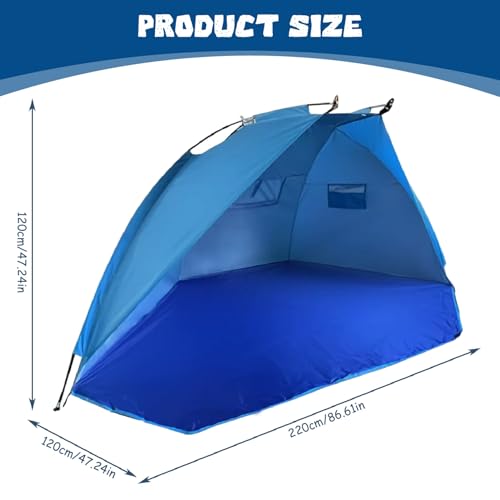 Carpa de playa para bebé anti-UV emergente liviana y refugio solar infantil portátil 5