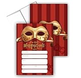 Stonehouse Collection | Masquerade Themed Party Invitations for Kids and Adults | Masquerade Themed Party | (Masquerade)