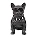 Produktbild LINLIN Intelligente überdimensionierte Bulldogge Bluetooth Lautsprecher Ganzkörper Hund Splitter resistenter Lautsprecher Hundekopf tragbarer FM Radio,Black,L(33.5 * 18.7 * 31cm)