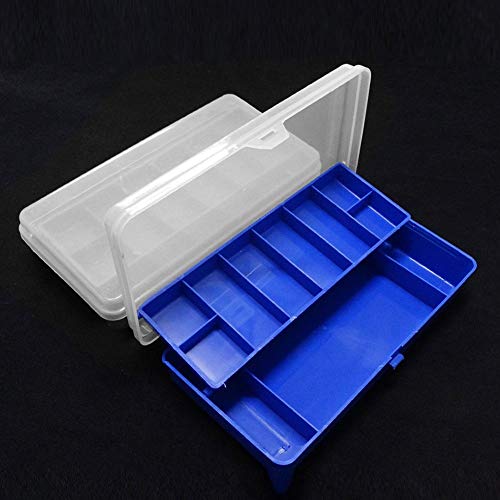 Ganchos de peixe limpos multifunções ABS caixa de equipamentos de pesca para iscas de armazenamento